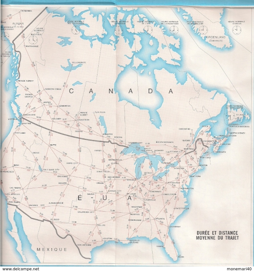 CANADA (OUEST) - ETATS-UNIS (NORD-OUEST - CARTES ROUTIÈRES (1973)
