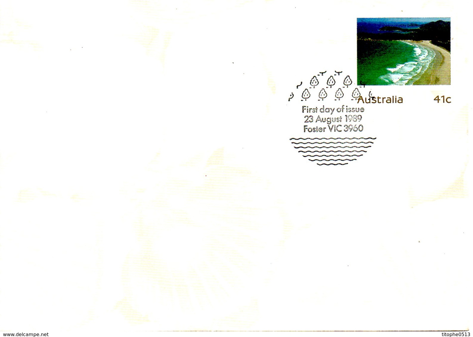 AUSTRALIE. Entier Postal Avec Oblitération 1er Jour De 1989. Parc National Wilsons Promontory. - Protection De L'environnement & Climat