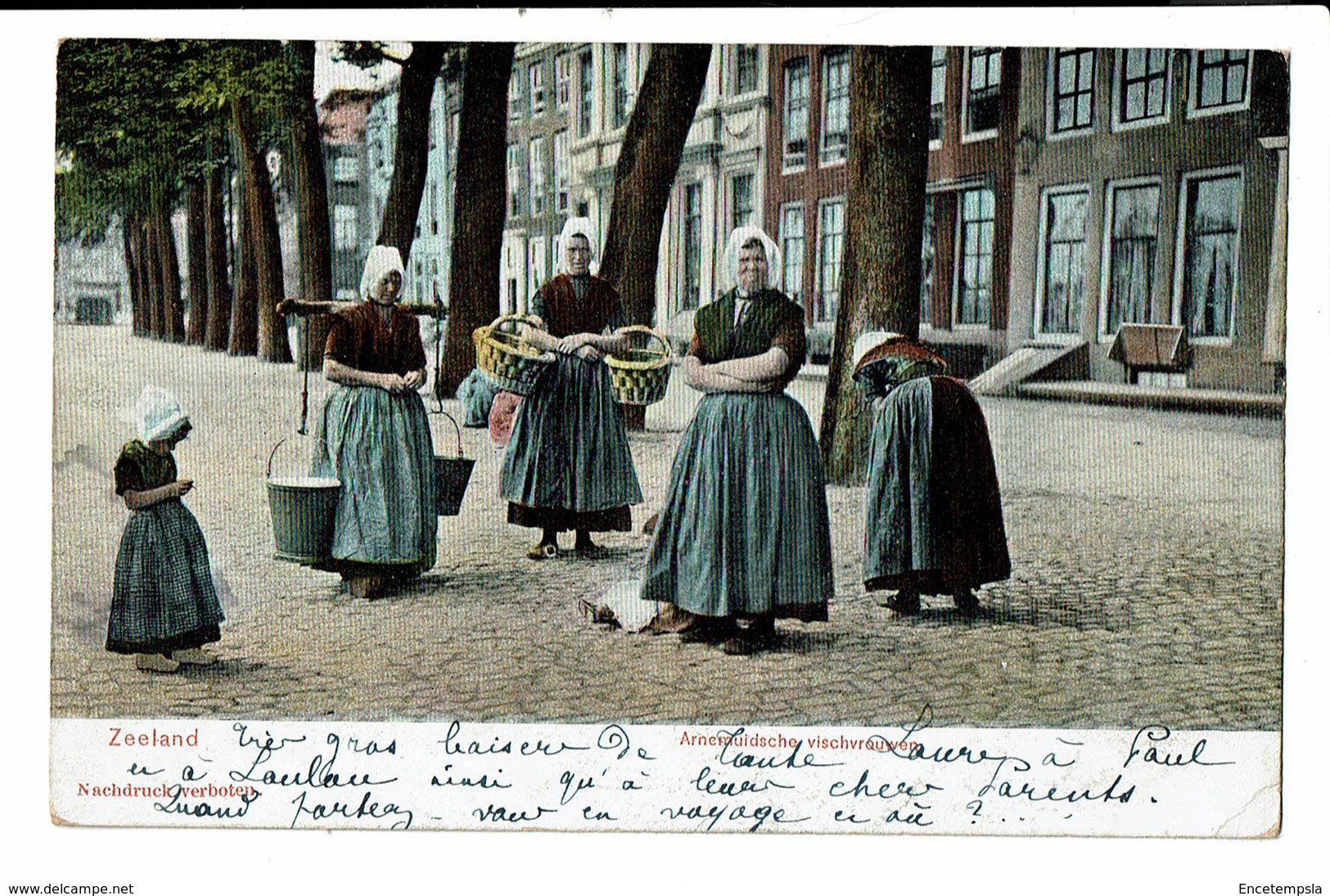 CPA - Carte Postale Pays Bas - Zeeland-Arnemuidsche Vischvrouwen-1908 S4960 - Andere & Zonder Classificatie