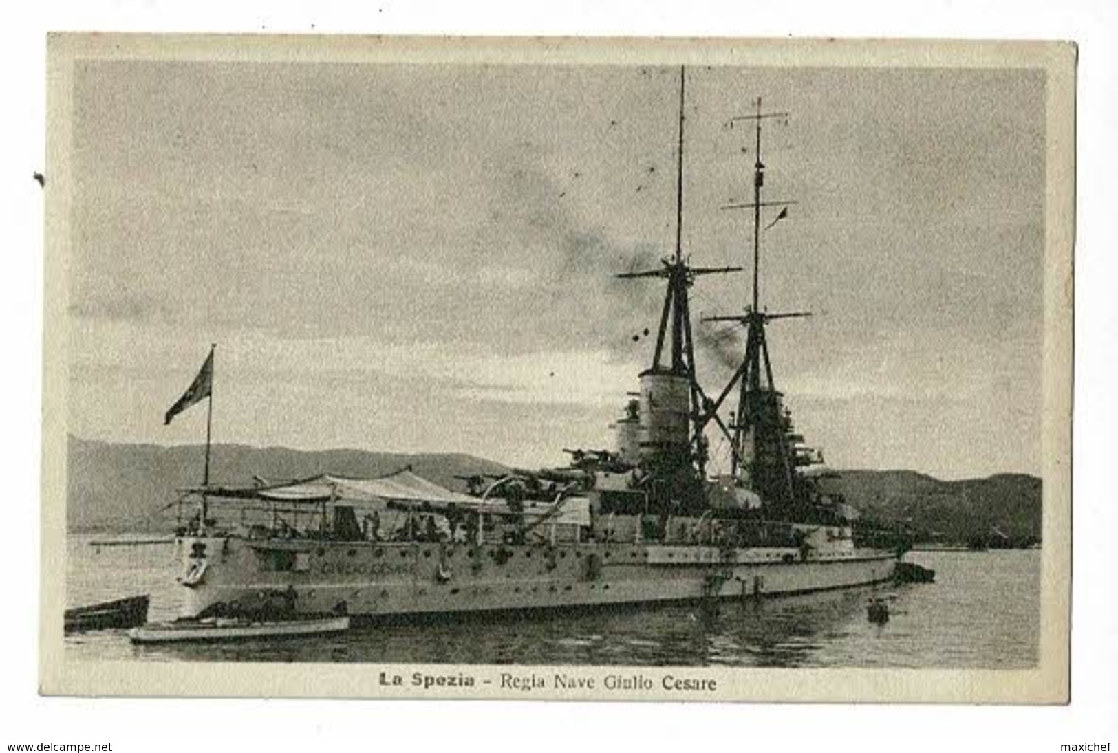 La Spezia - Regia Nave "Giulio Cesare" Pas Circulé - Guerra