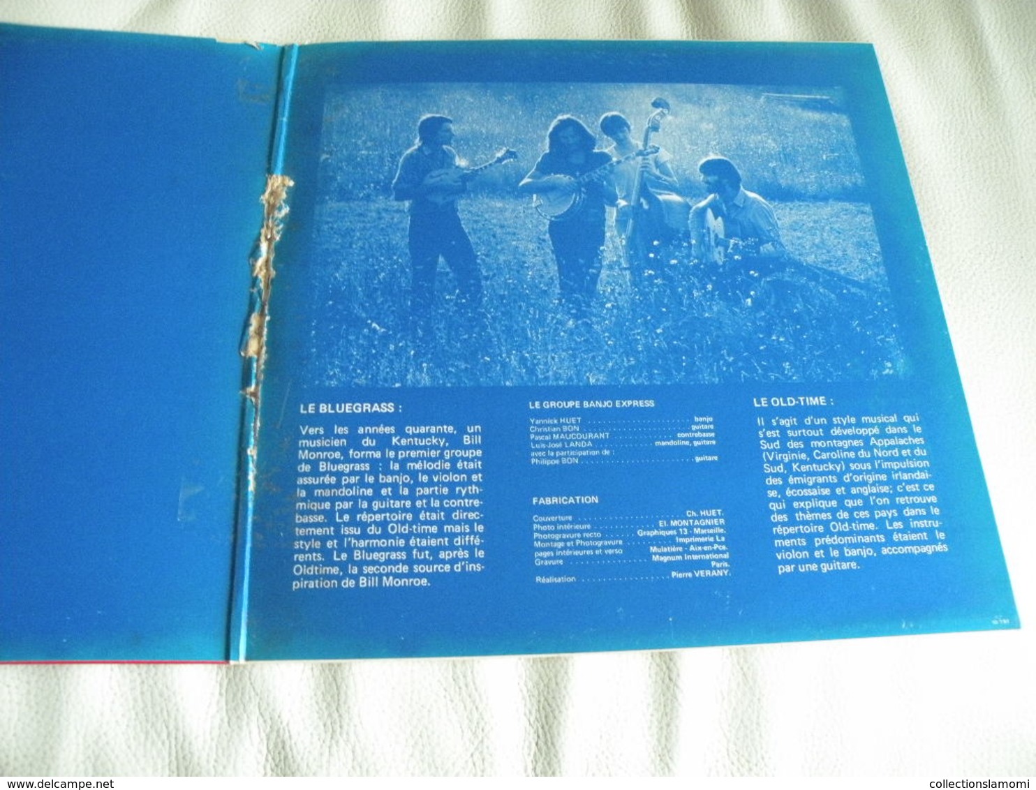 Country Music - Banjo Express (Titres sur photos) - Vinyle 33 T LP