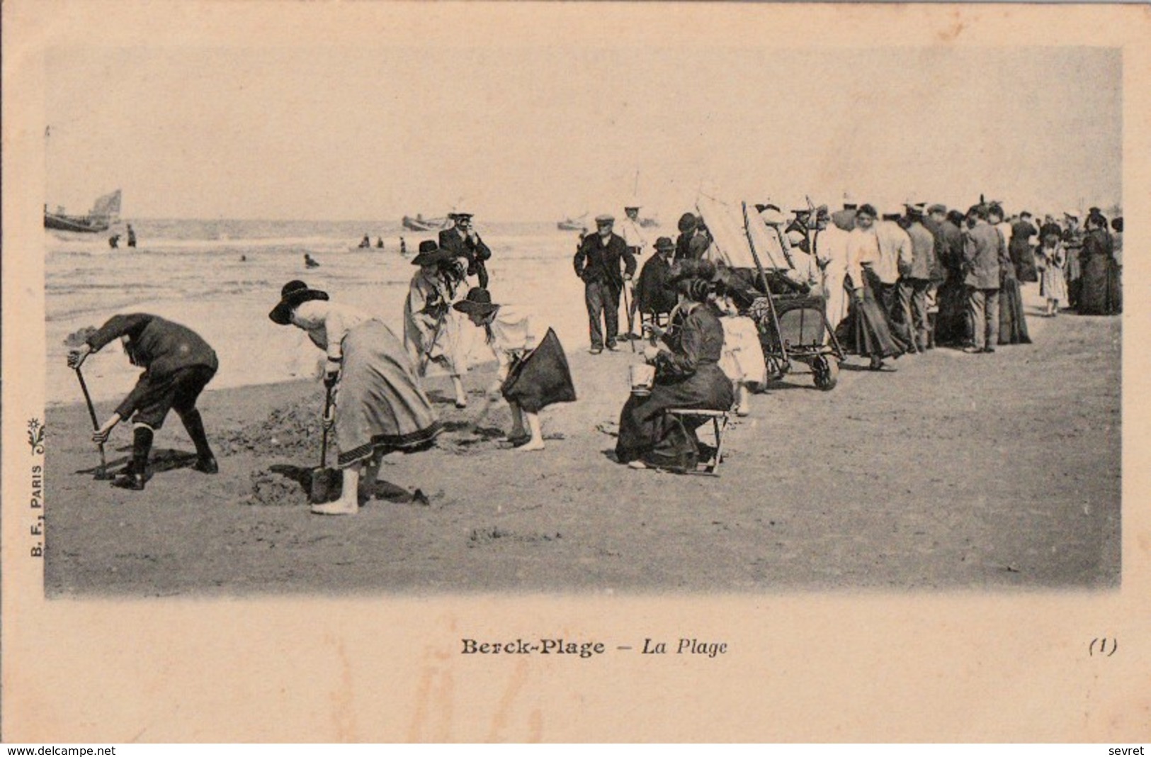 BERCK-PLAGE. - La Plage Animée. Beau Cliché - Berck