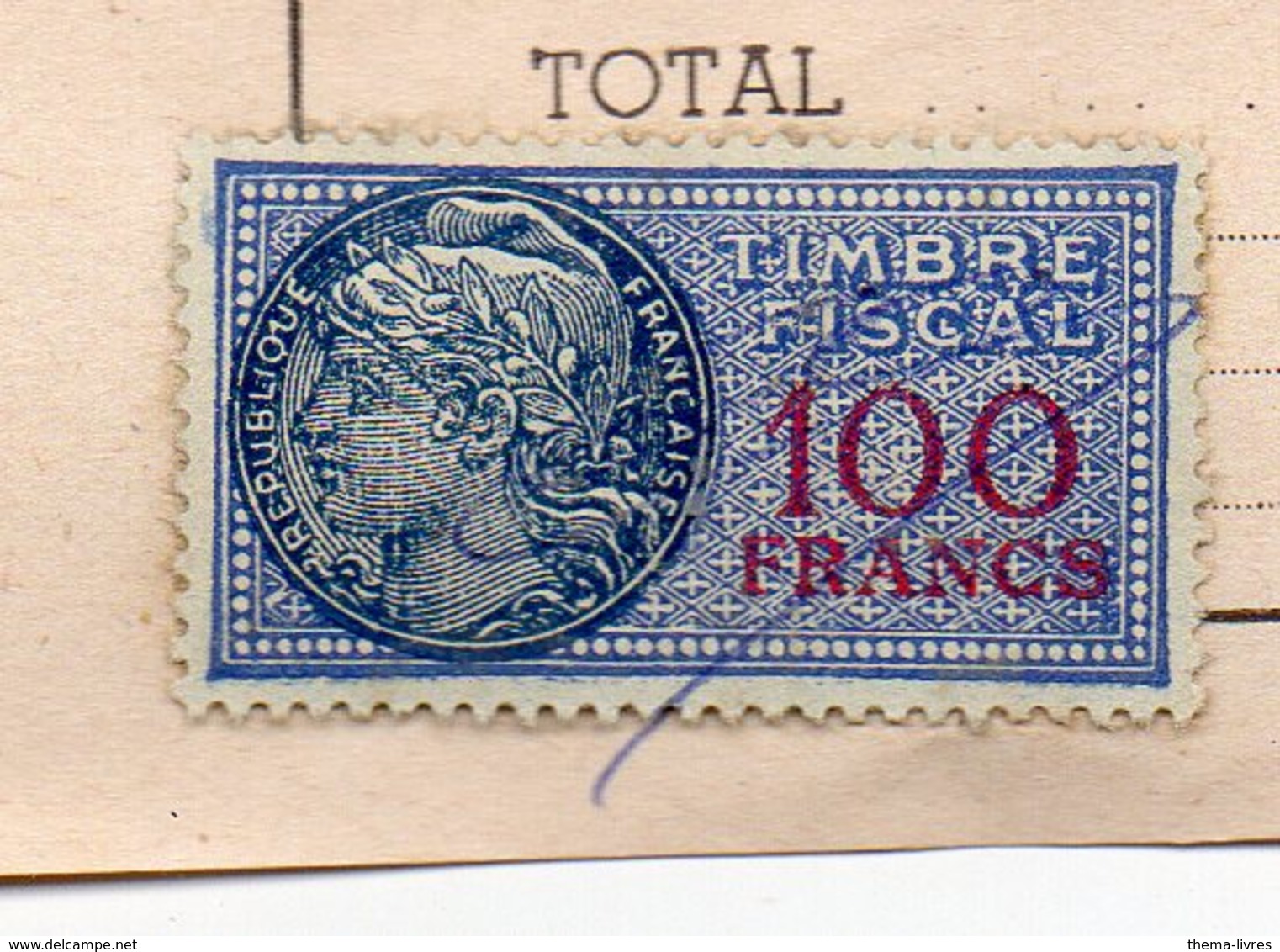 Vic-Fezensac (32 Gers) Reçu Avec Timbre Fiscal 100fr 1960  (PPP16799) - Other & Unclassified