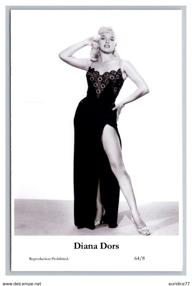 DIANA DORS - Film Star Pin Up PHOTO POSTCARD - 64-8 Swiftsure Postcard - Artistas