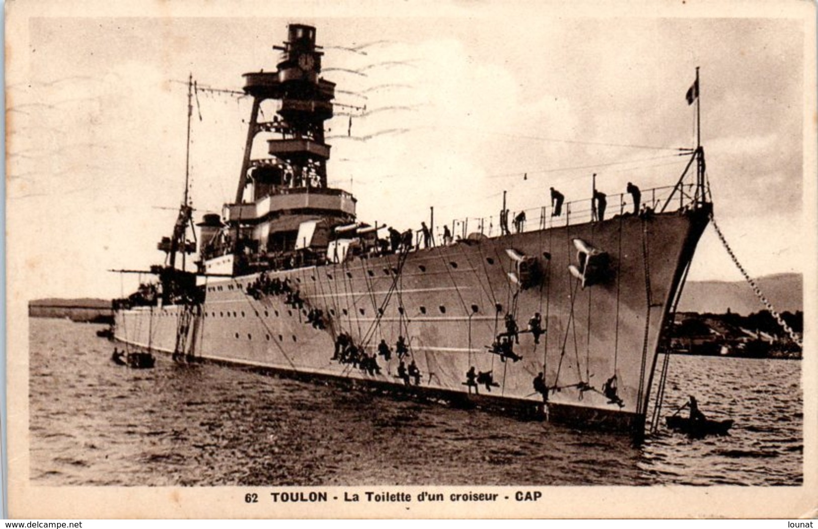 Bateau -  La Toilette D'un Croiseur TOULON     *** - Guerra
