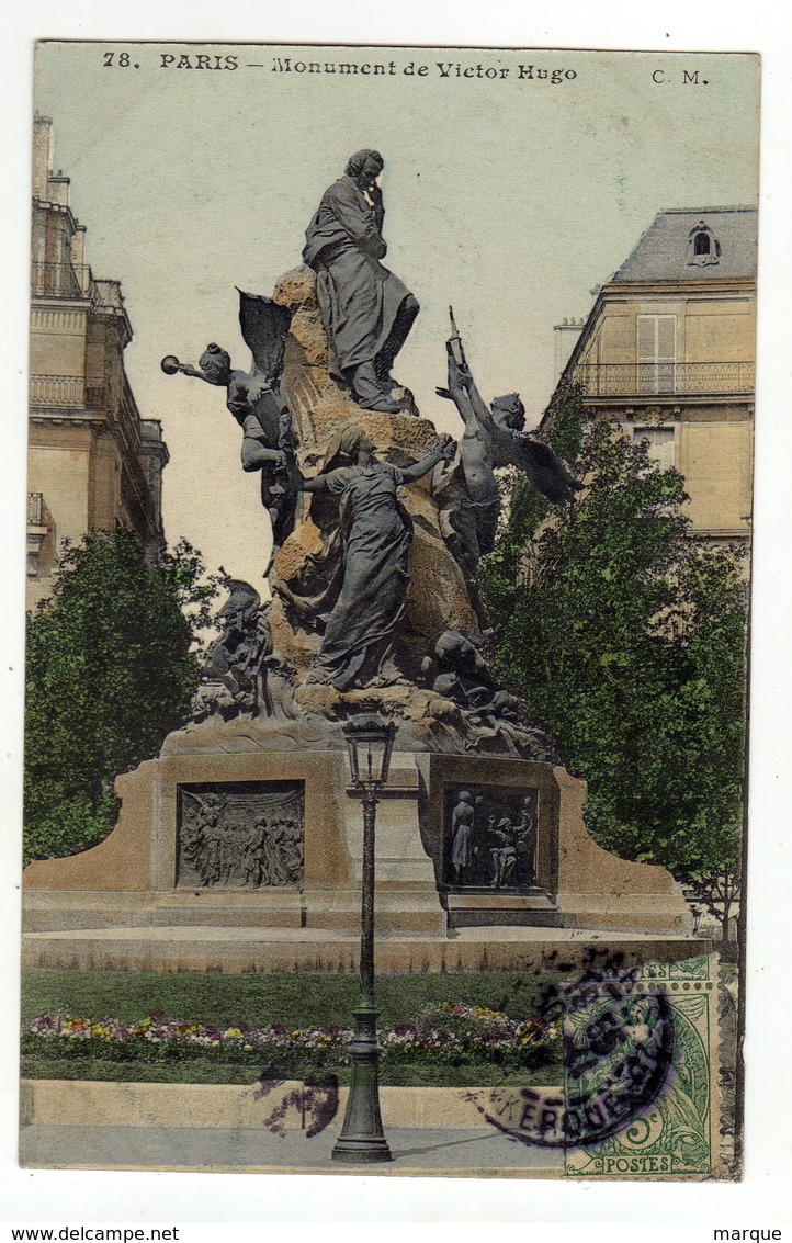 Cpa N° 78 PARIS Monument De Victor Hugo - Statuen