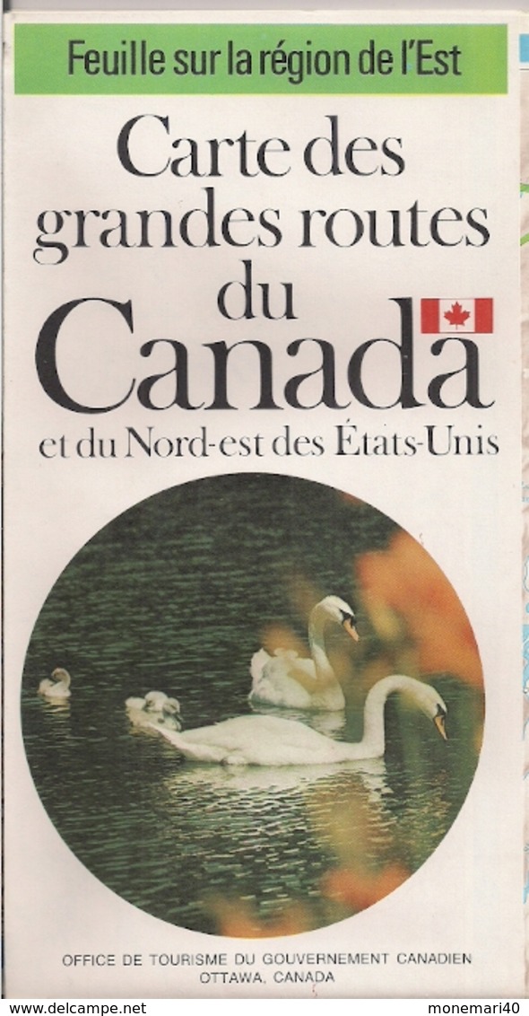 CANADA (EST) - ÉTATS-UNIS (NORD-EST) - CARTES ROUTIÈRES.(1973) - Cartes Routières