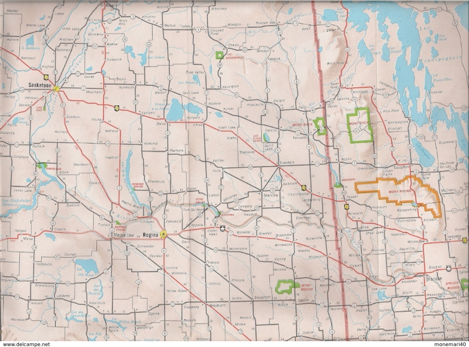 CANADA (EST) - ÉTATS-UNIS (NORD-EST) - CARTES ROUTIÈRES.(1973) - Cartes Routières