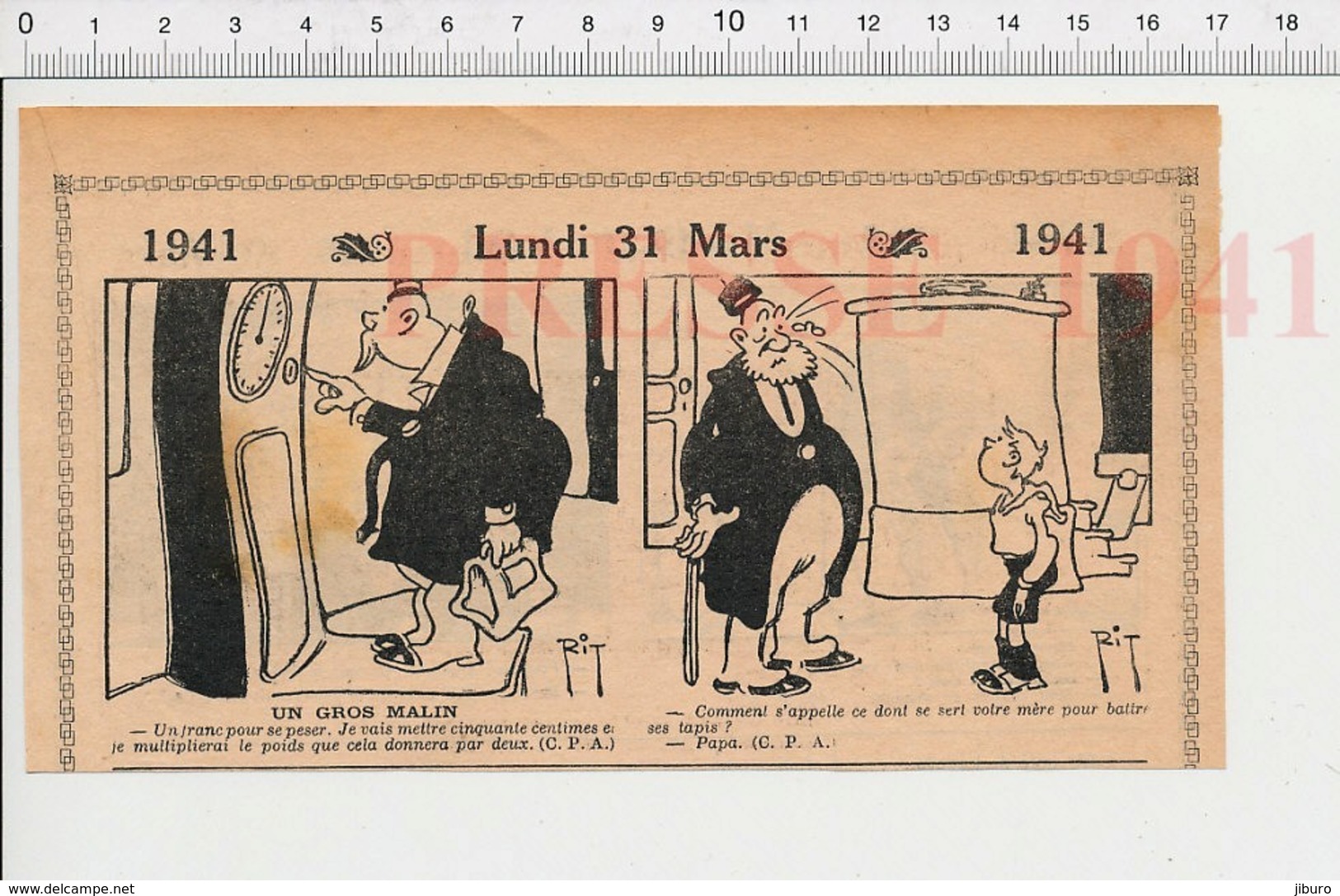 2 Scans 1941 Humour Guichet De La Poste PTT Mandats Chèques Postaux Chargement Battage De Tapis Contrat Mariage 223XQ - Non Classés