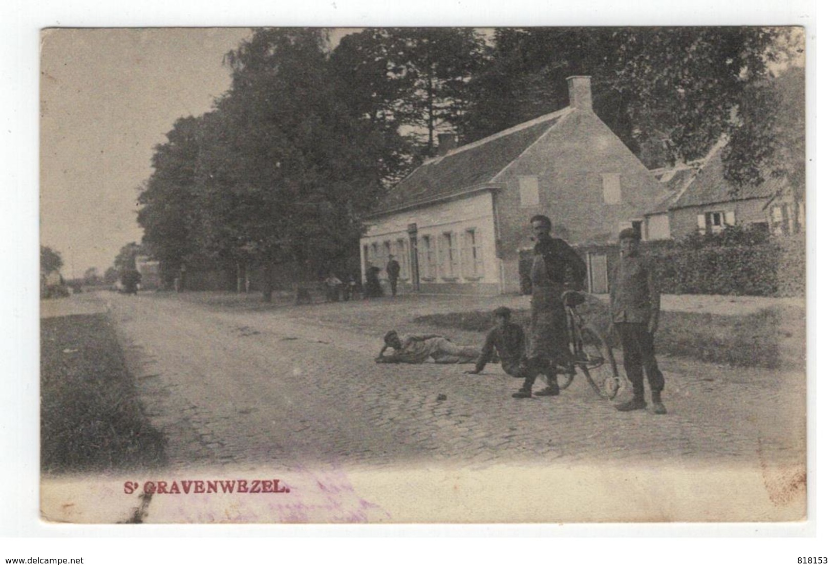 's Gravenwezel  S'GRAVENWEZEL 1909   Straatzicht - Schilde