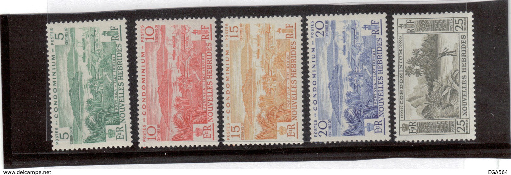 M17 - PO 175/179 **MNH De 1979 - PORT VILLA Et PECHEUR  Partie Desérie - Unused Stamps