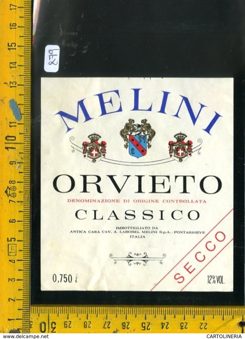 Etichetta Vino Liquore Orvieto Melini Pontassieve - Altri & Non Classificati