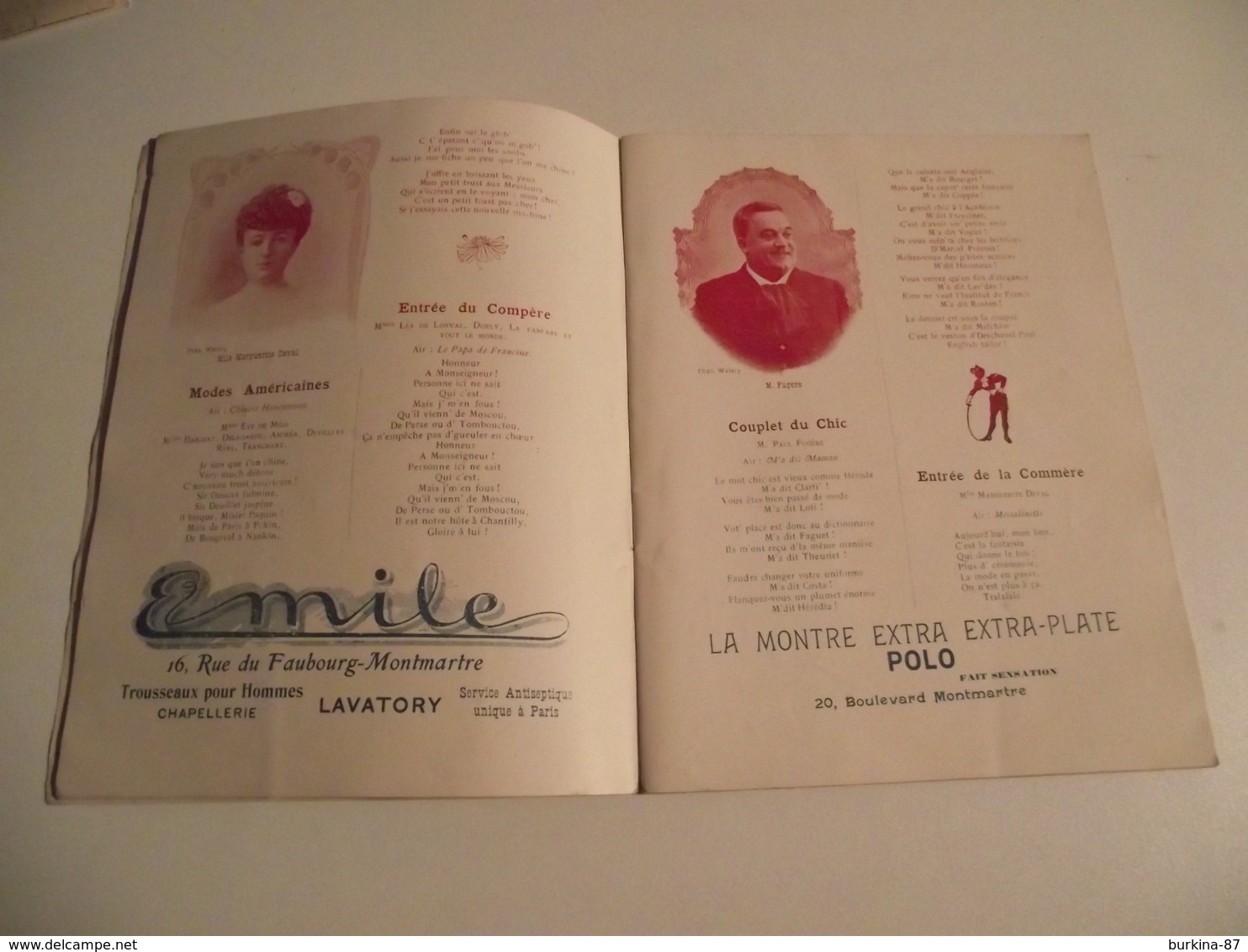La Revue Des FOLIES BERGÈRE, 1902, Frères Isola, 40 Pages - Programmes
