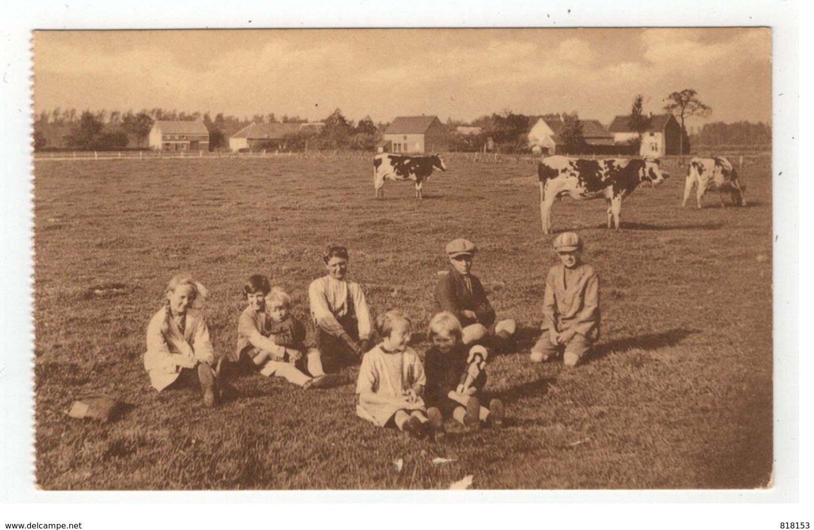 Houtem   Houthem (Vilvoorde)  Landelijk Tafereel. Bosch - Vilvoorde