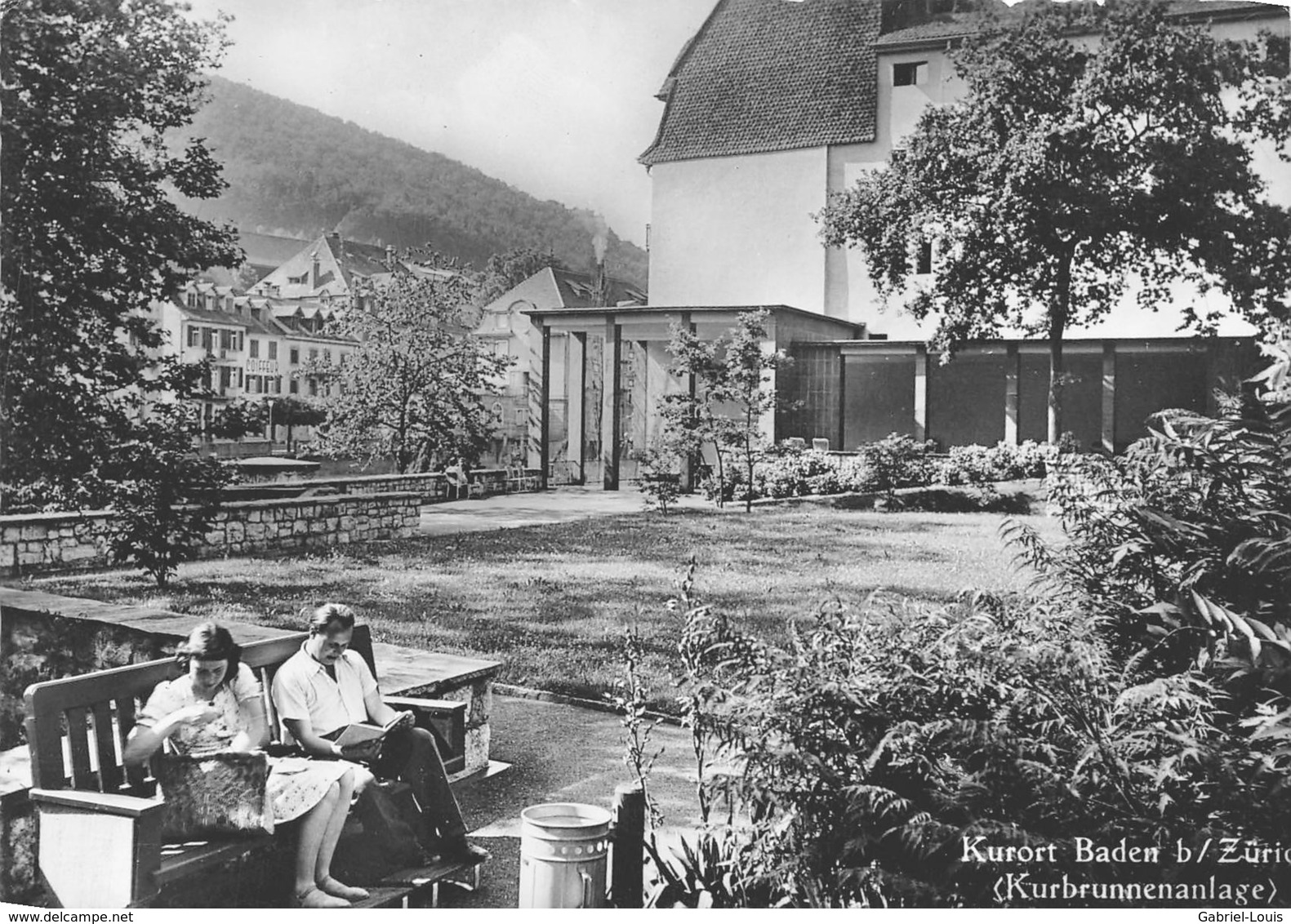 Kurort Baden B/Zürich (Kurbrunnenanlage) - Non Circulé (Carte 10X15 Cm) - Baden