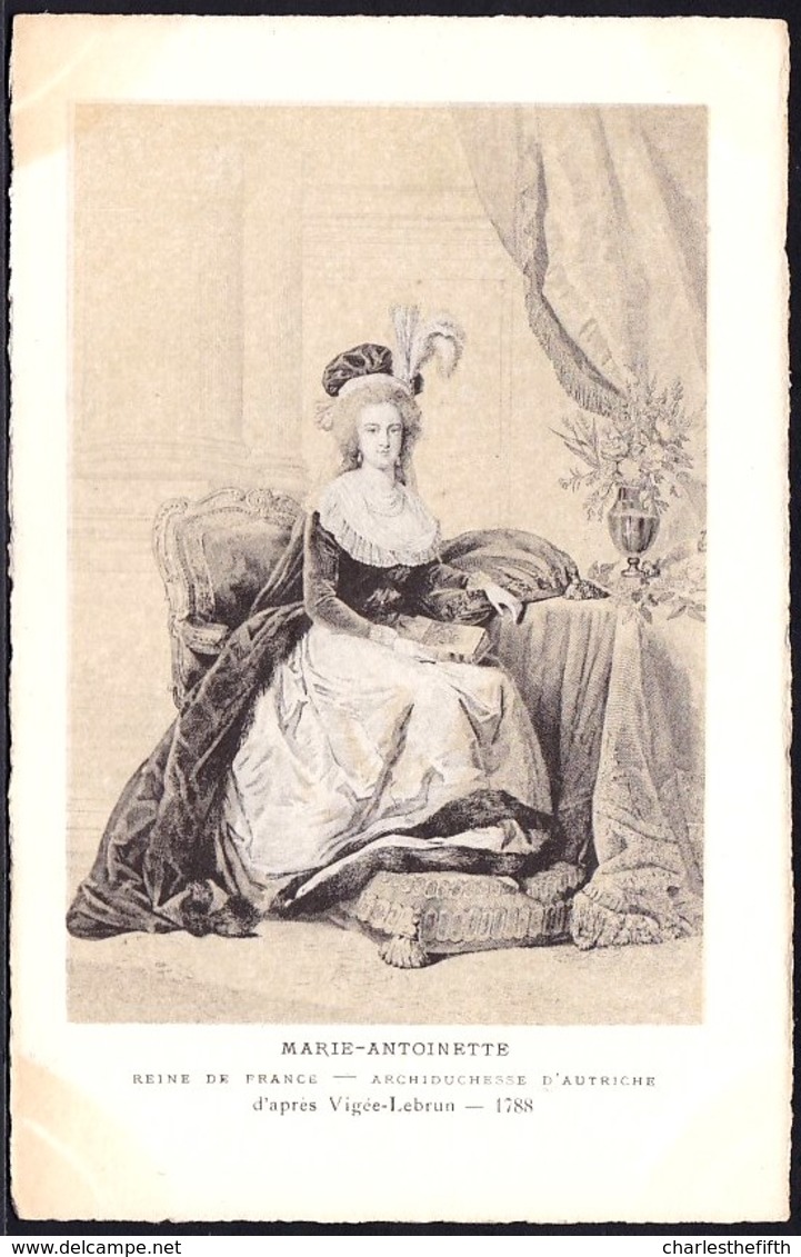 5 X CPA ** MARIE ANTOINETTE - REINE De FRANCE - ARCHIDUCHESSE D'AUTRICHE ** Série Artistique SUPRA Paris - Beroemde Vrouwen