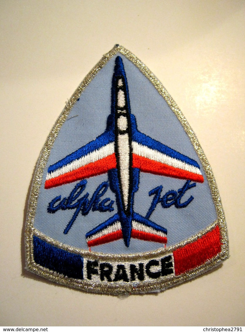 ECUSSON TISSUS PATCH ARMEE DE L'AIR ALPHA JET ETAT EXCELLENT - Armée De L'air