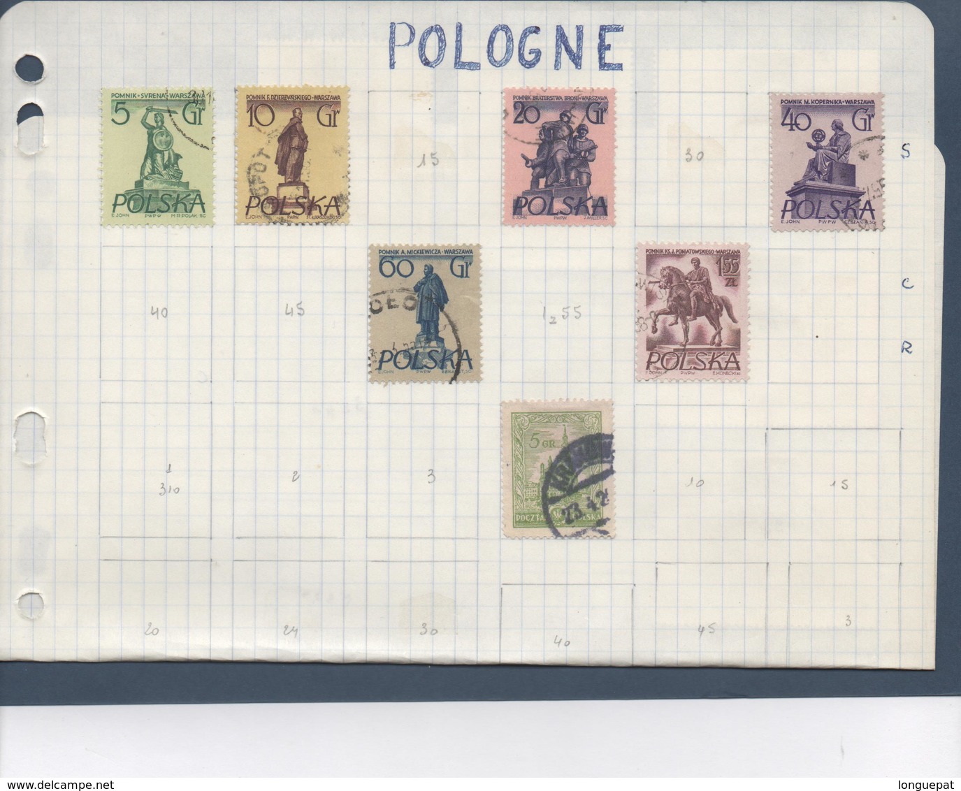 Pologne : 72 Scans - Collection De Timbres Polonais - Collections