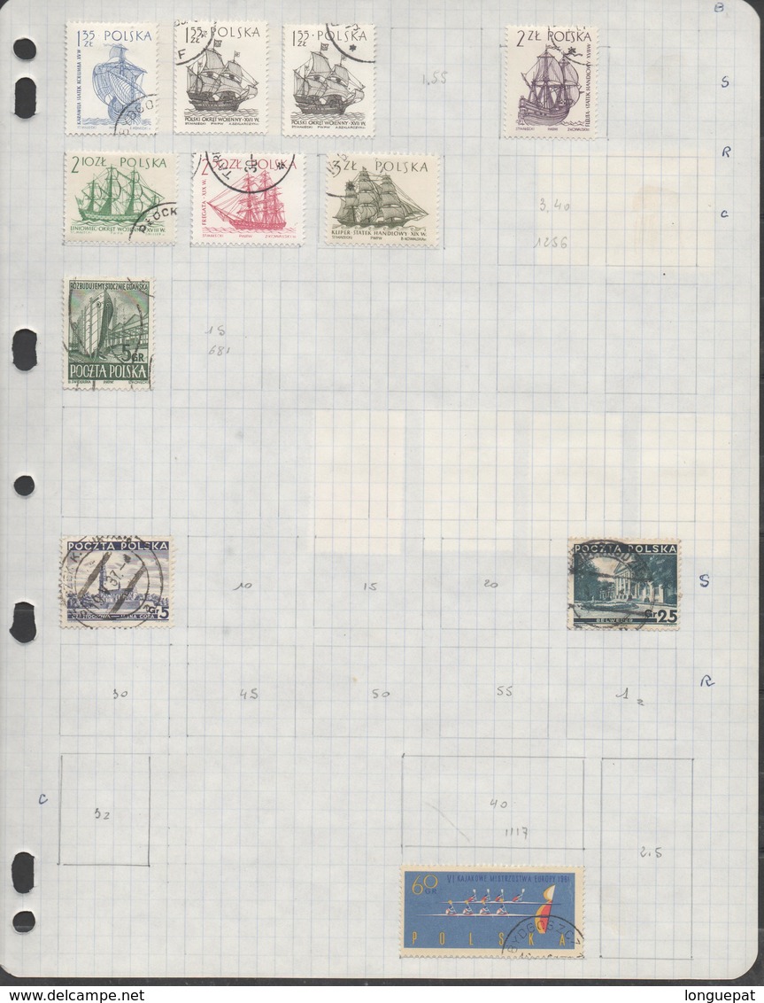 Pologne : 72 scans - Collection de timbres polonais