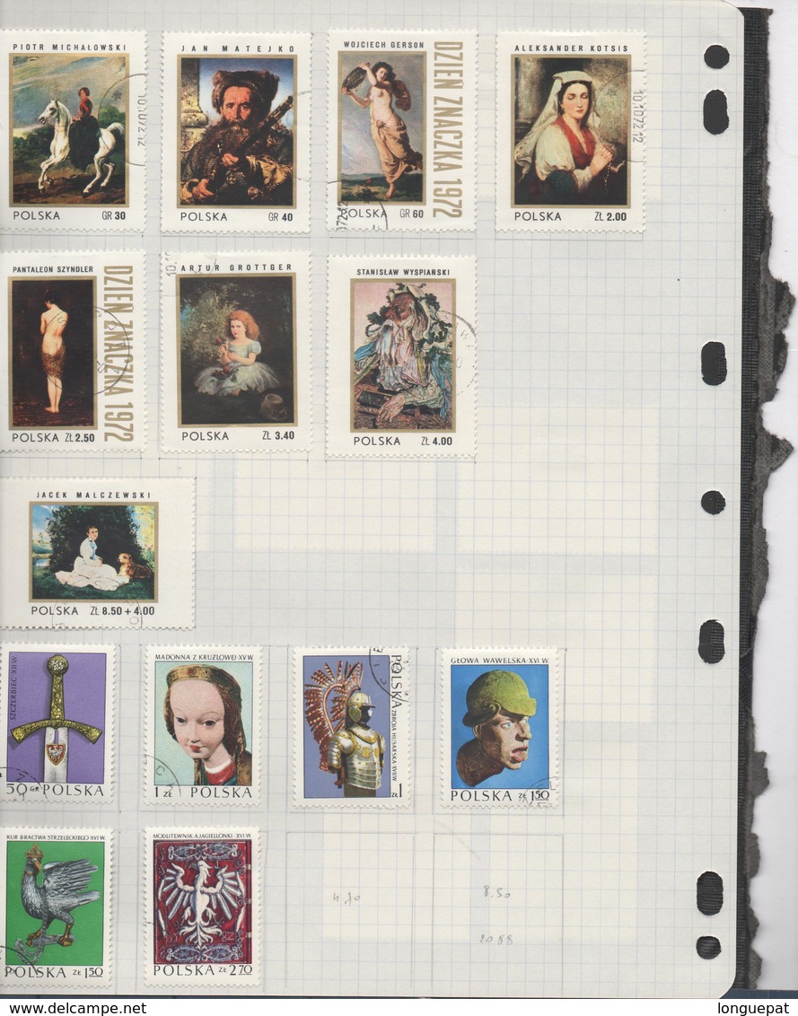 Pologne : 72 scans - Collection de timbres polonais