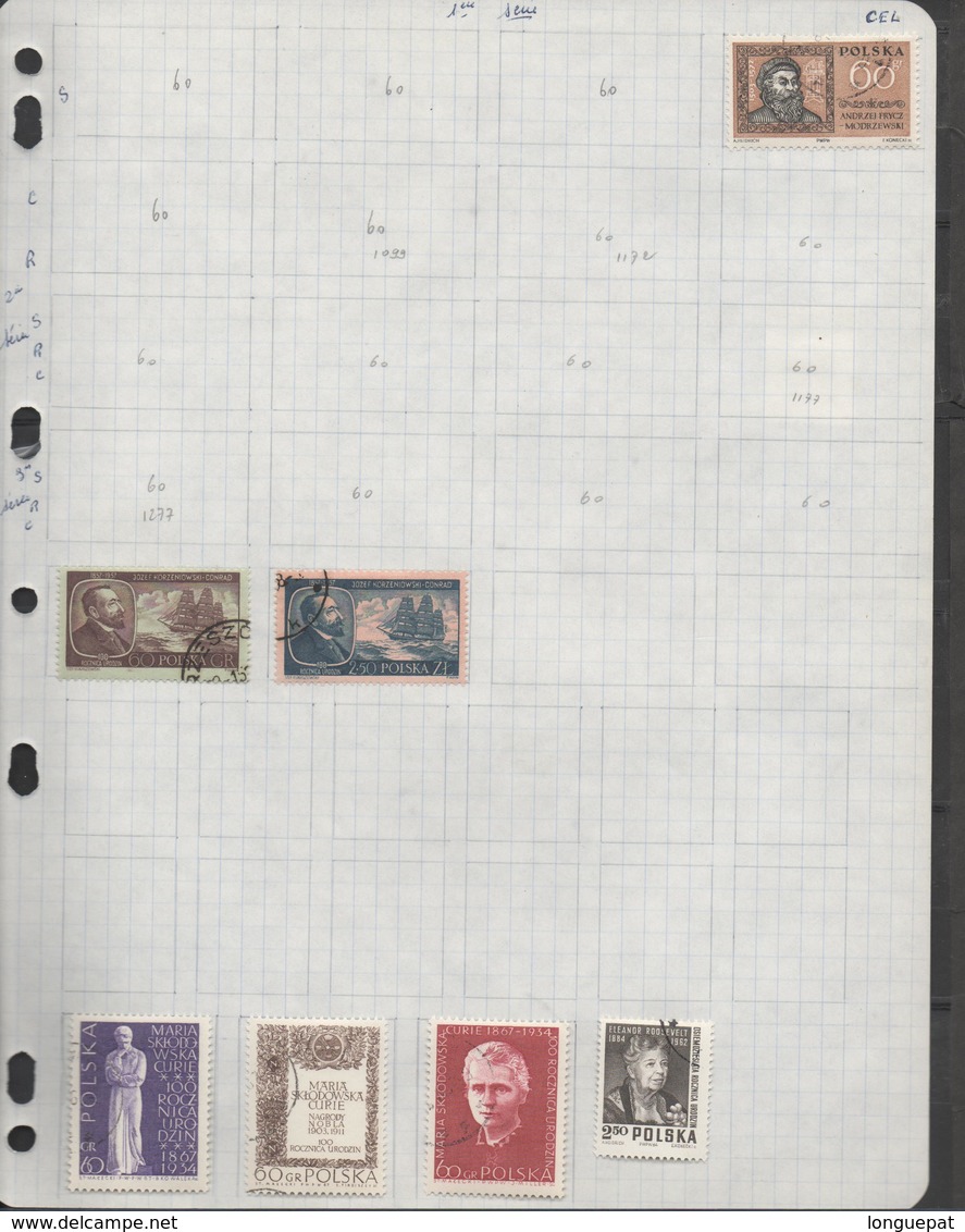 Pologne : 72 scans - Collection de timbres polonais