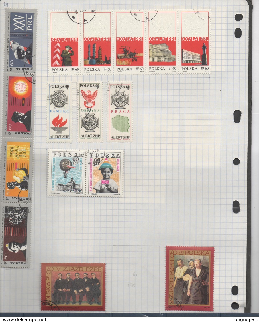 Pologne : 72 scans - Collection de timbres polonais