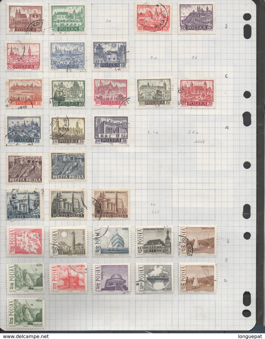 Pologne : 72 scans - Collection de timbres polonais