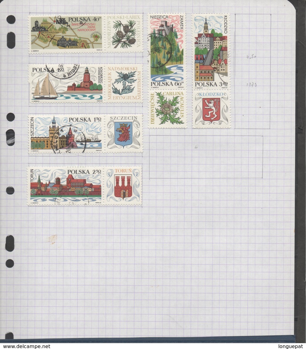 Pologne : 72 scans - Collection de timbres polonais