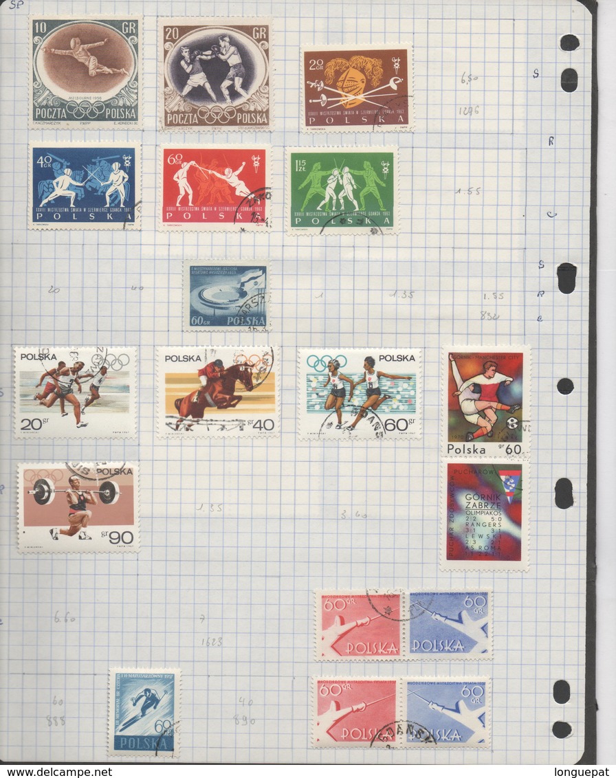 Pologne : 72 scans - Collection de timbres polonais