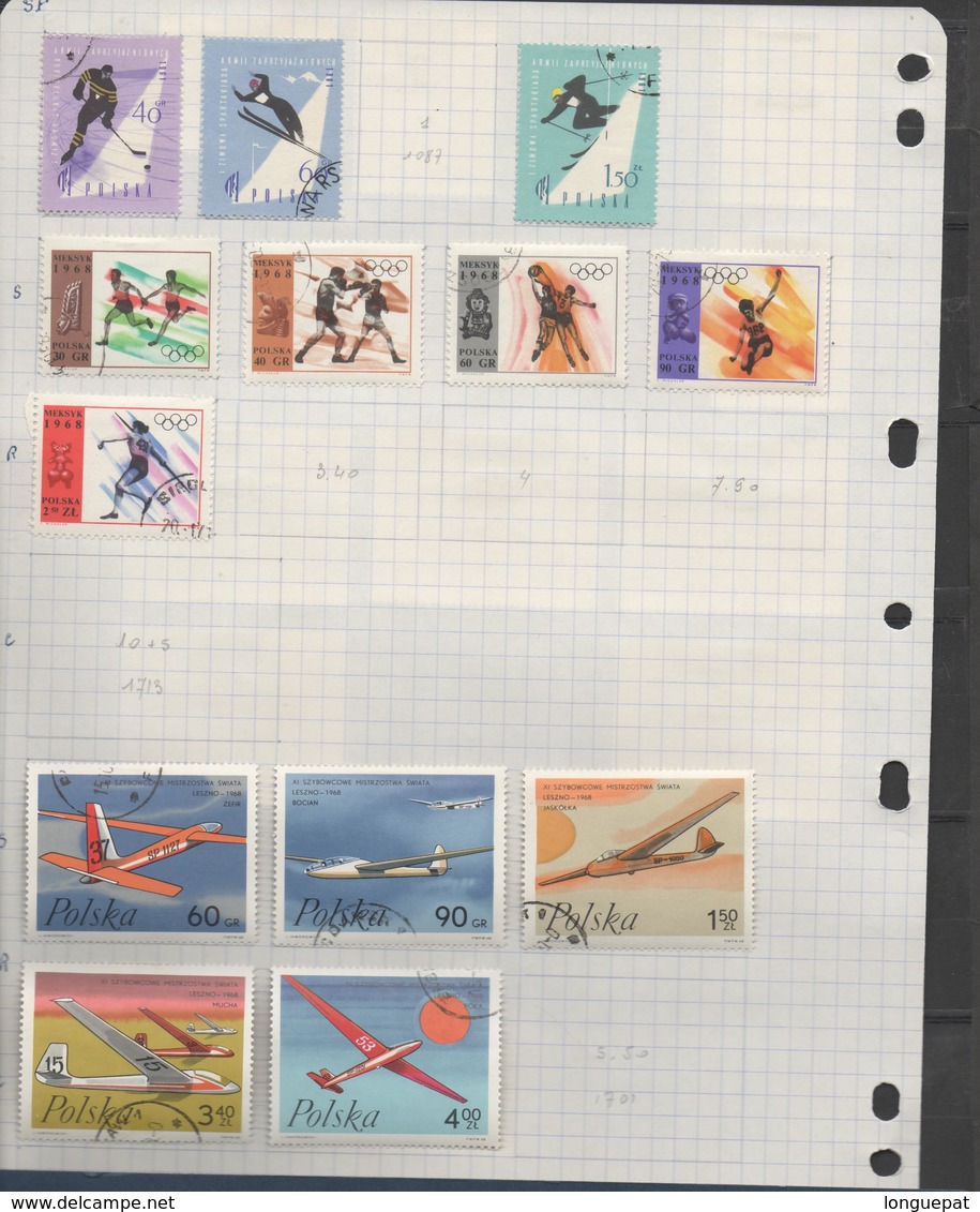 Pologne : 72 scans - Collection de timbres polonais