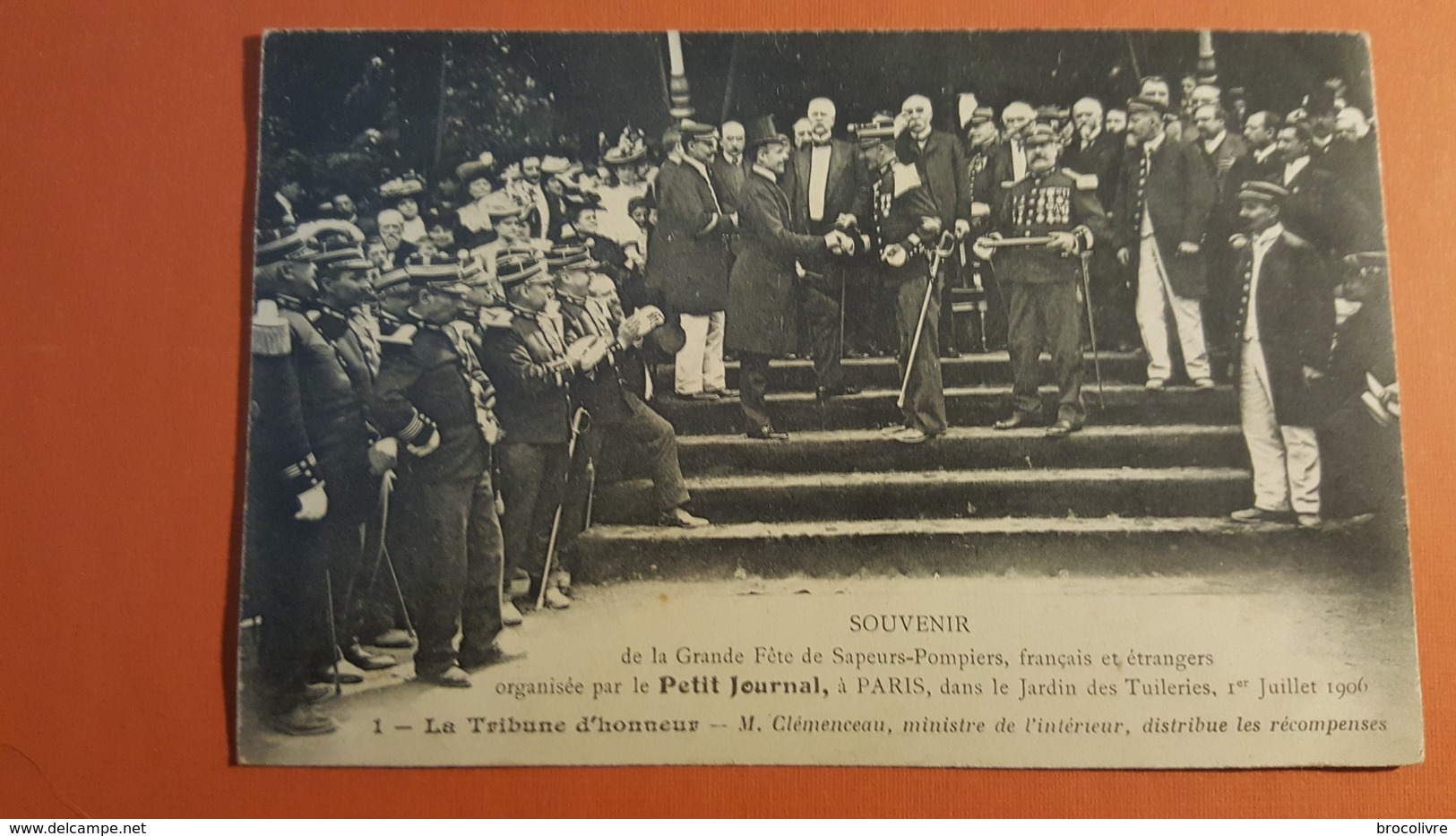 -Sapeurs Pompiers-La Tribune D'honneur-Mr Clemenceau- - Sapeurs-Pompiers