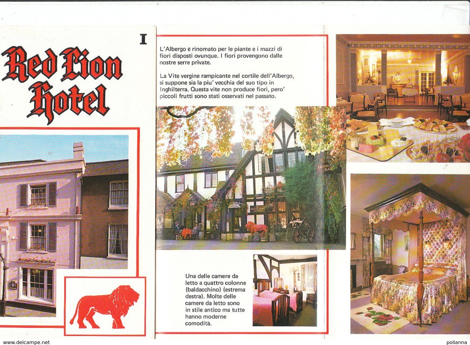 B1984 - Brochure REGNO UNITO - ENGLAND - RED LION HOTEL - SALISBURY - Dépliants Turistici