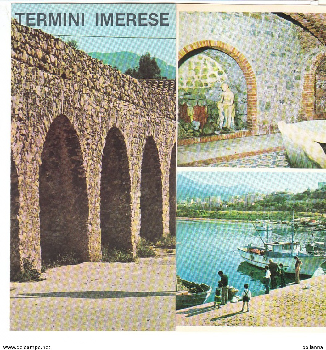 B2050 - Brochure PALERMO - TERMINI IMERESE Ed. EPT Anni '80/CACCAMO - Dépliants Turistici