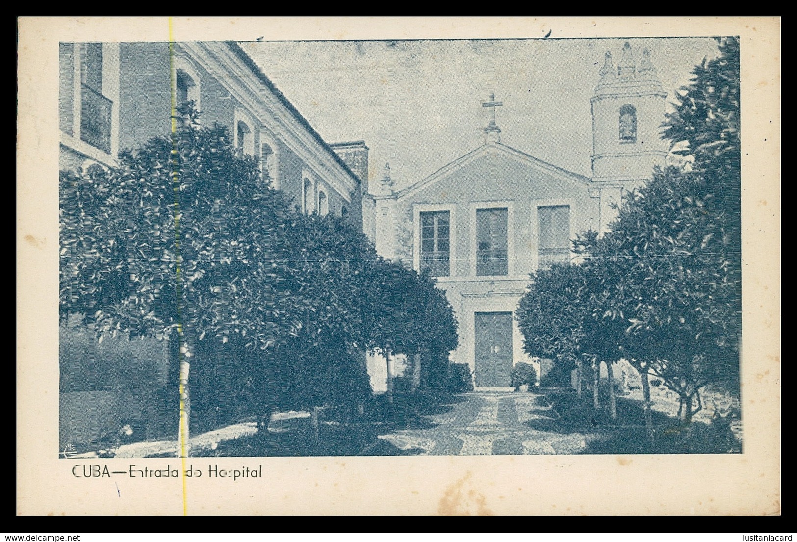 CUBA - HOSPITAIS - Entrada Do Hospital. ( Ed. Palácio Costa Fernandes) Carte Postale - Beja