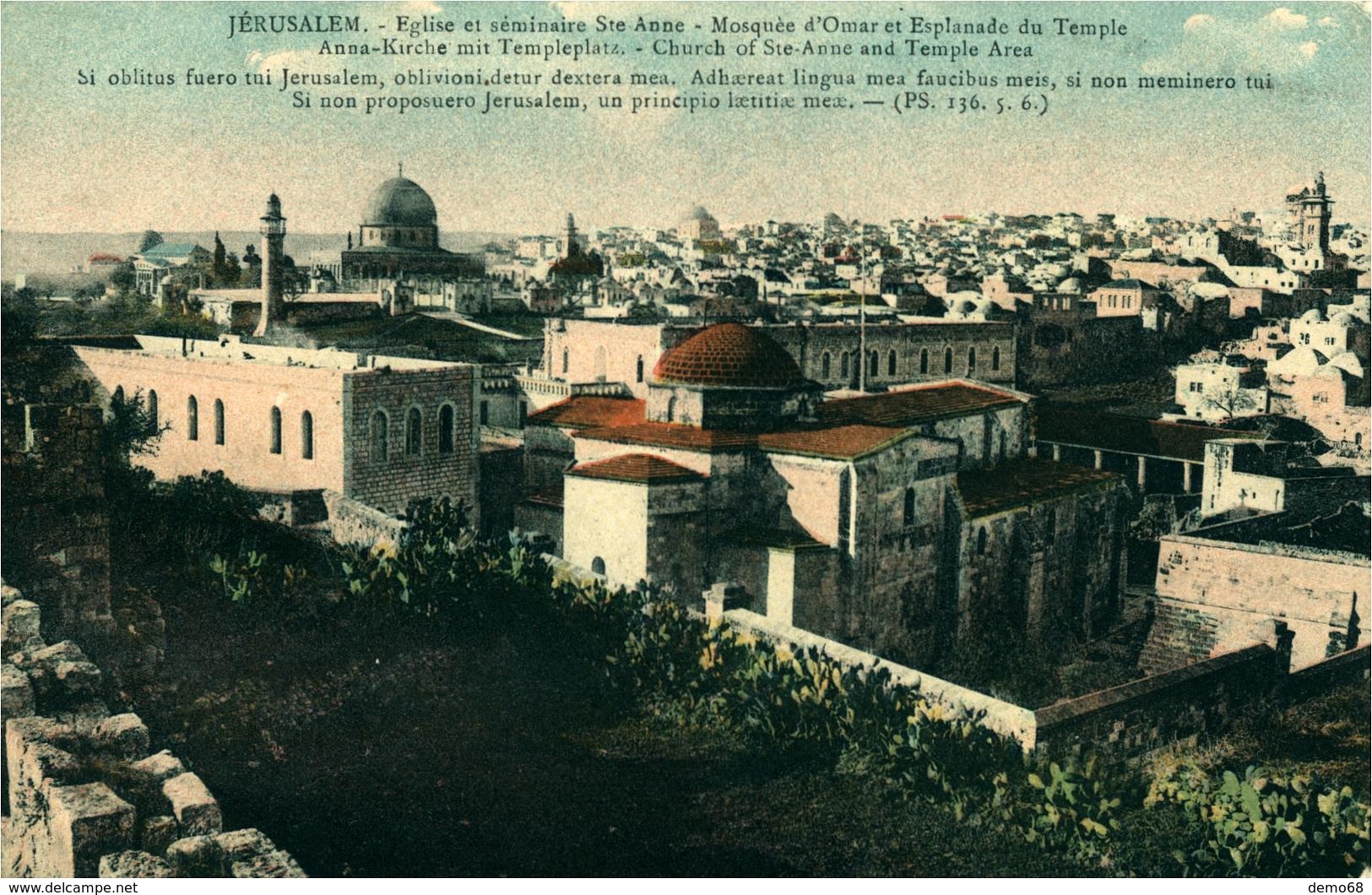 Israël Jérusalem Eglise Séminaire Et Mosquée ISRAEL - Israel