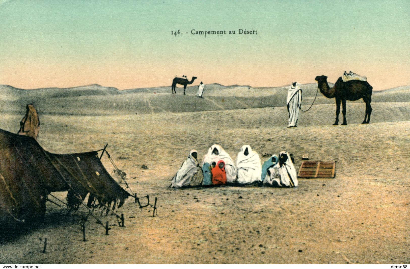 DESERT Sahara Chameau Oasis Dune Tente Lot De 3 Cartes Campement Et Laveuses Dans L'Oued N° 65 146 Et 150 - Sin Clasificación