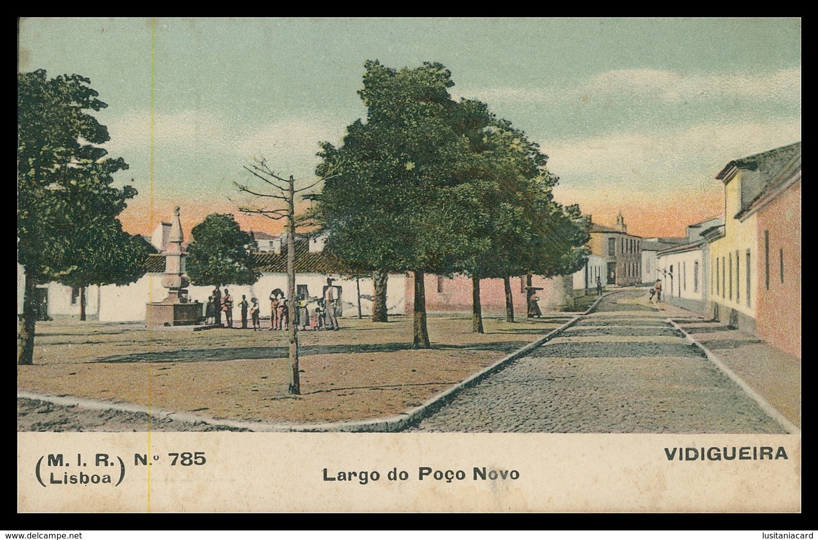 VIDIGUEIRA - Largo Do Poço Novo ( Ed. M.I.R. Nº 785) Carte Postale - Beja