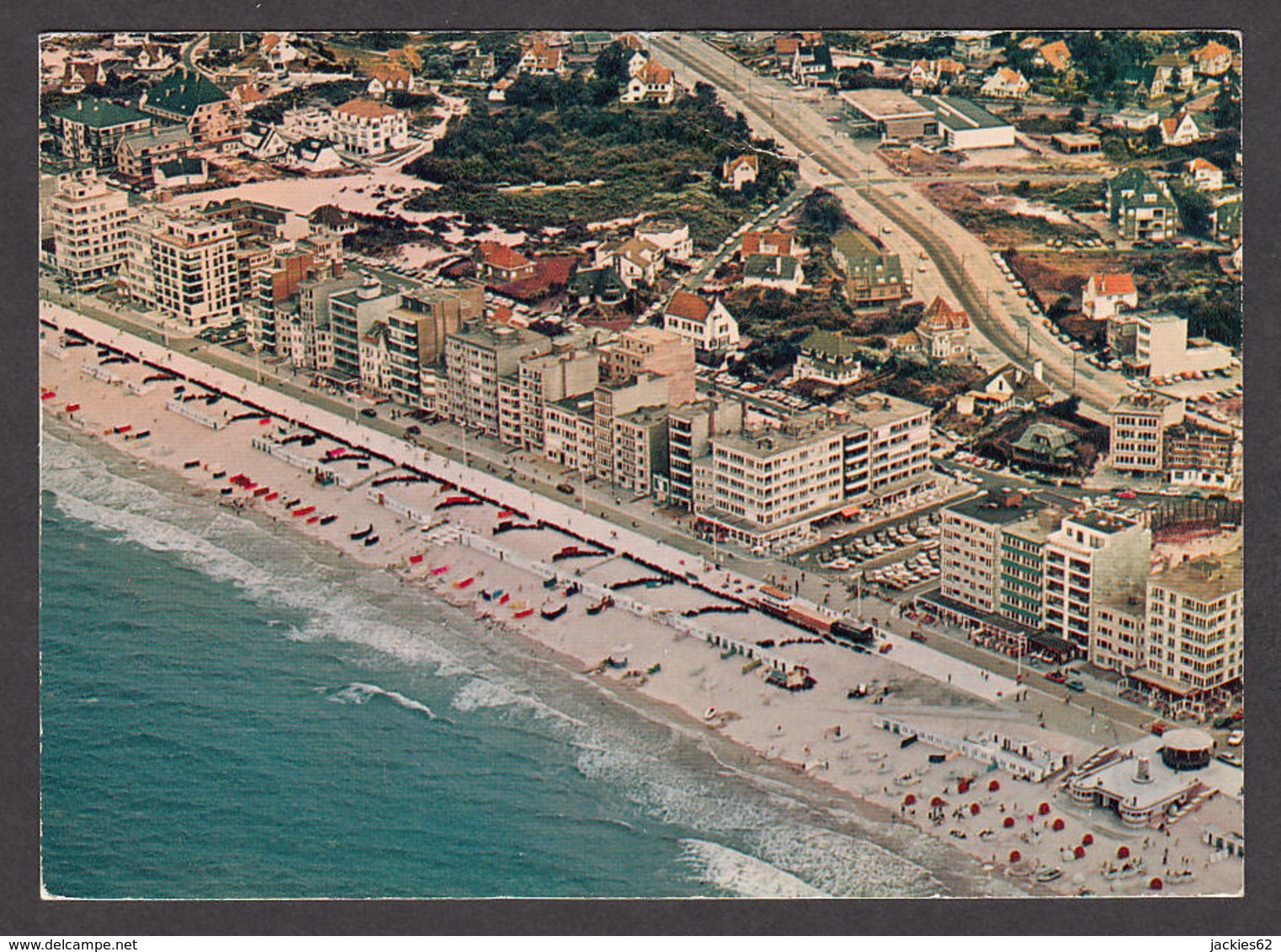 82050/ ST-IDESBALD, Luchtopname, Strand En Zeedijk - Koksijde