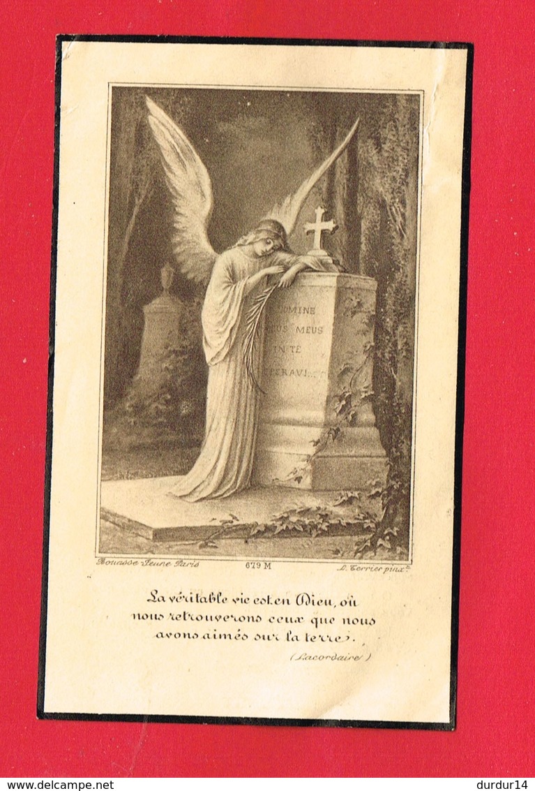 Image Pieuse ...Généalogie ... Souvenir De Mme Ernest LECHEVALIER Rappelée En 1946 Luc Ou Langrune - Images Religieuses