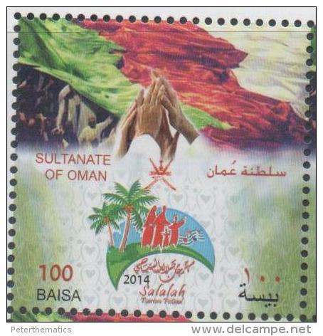 OMAN , 2014, MNH, SALALAH TOURISM FESTIVAL, 1v - Geography