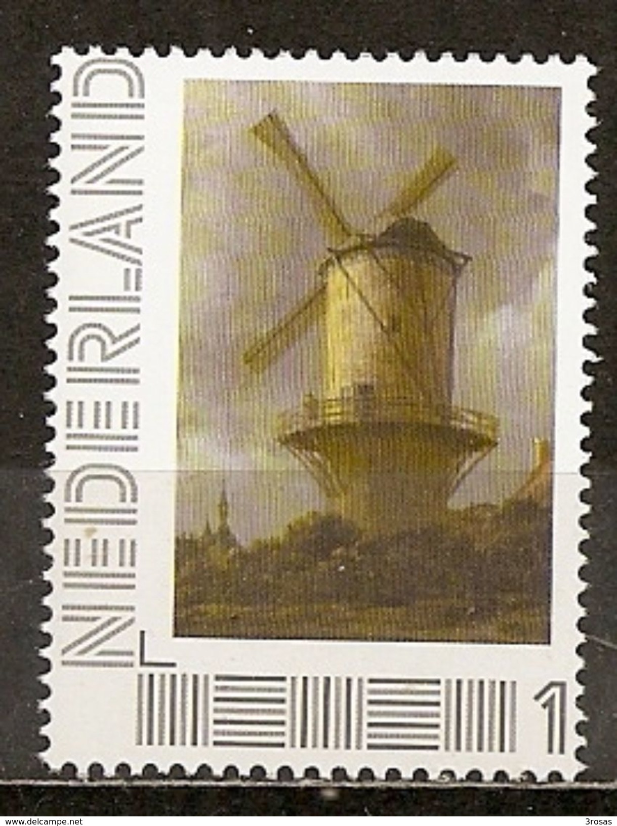 Pays-Bas Netherlands 201- Moulin Peinture Van Ruysdael Painting Windmill MNH ** - Unused Stamps