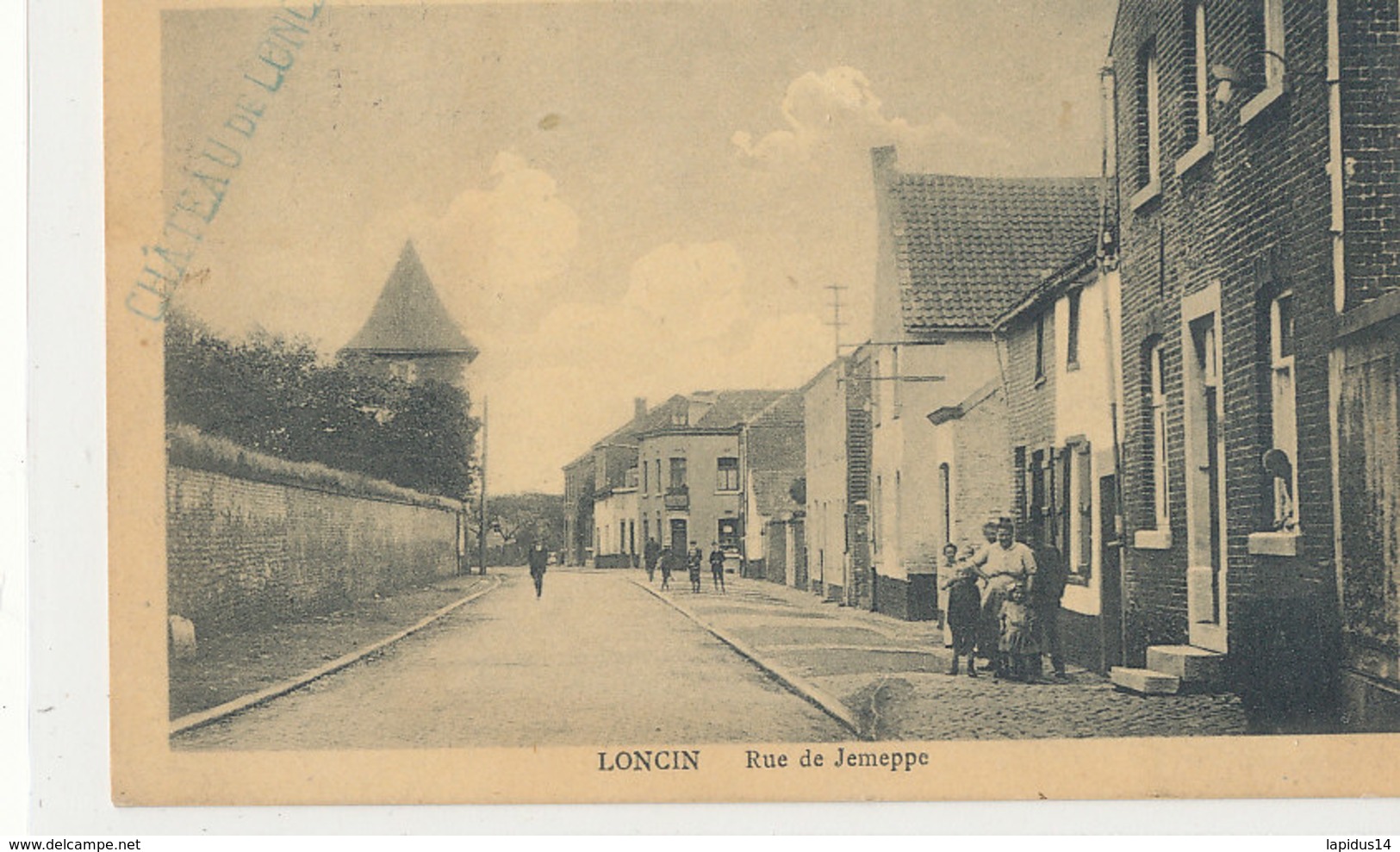 A M 118 /  C P A   BELGIQUE - LONCIN  RUE DE JEMEPPE - Ans