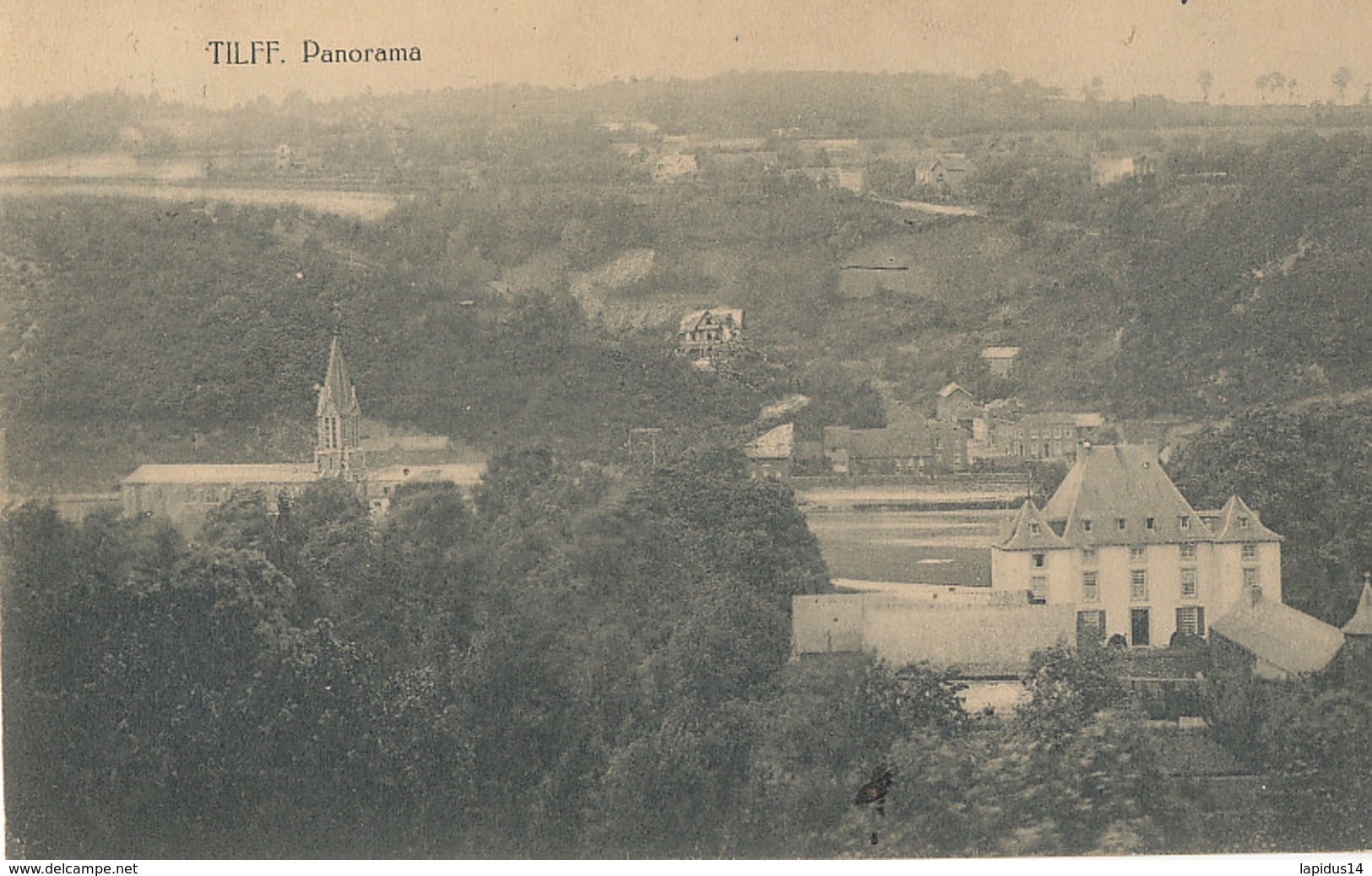 A M 122 /  C P A   BELGIQUE -    TILFF  PANORAMA - Esneux