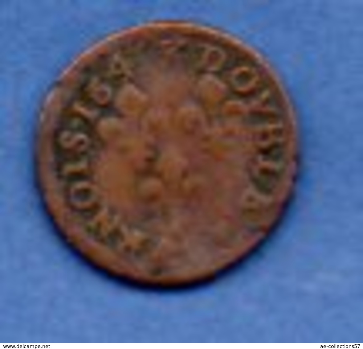 Louis XIII / Double Tournois / 1643 K / B+ - 1610-1643 Louis XIII Le Juste