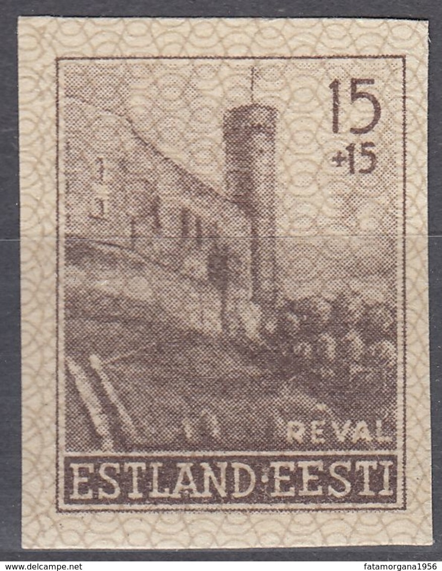 ESTONIA - Occupazione Tedesca - 1941 - Yvert 4 NON Dentellato, Nuovo Senza Gomma. - Estonia