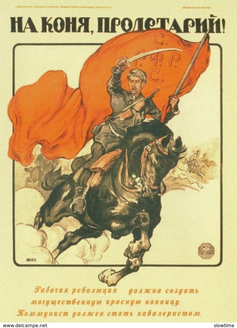 Conjunto de 22 postales de Rusia cartel revolucionario de la década de 1920 de la propaganda Comunista bolchevique de la