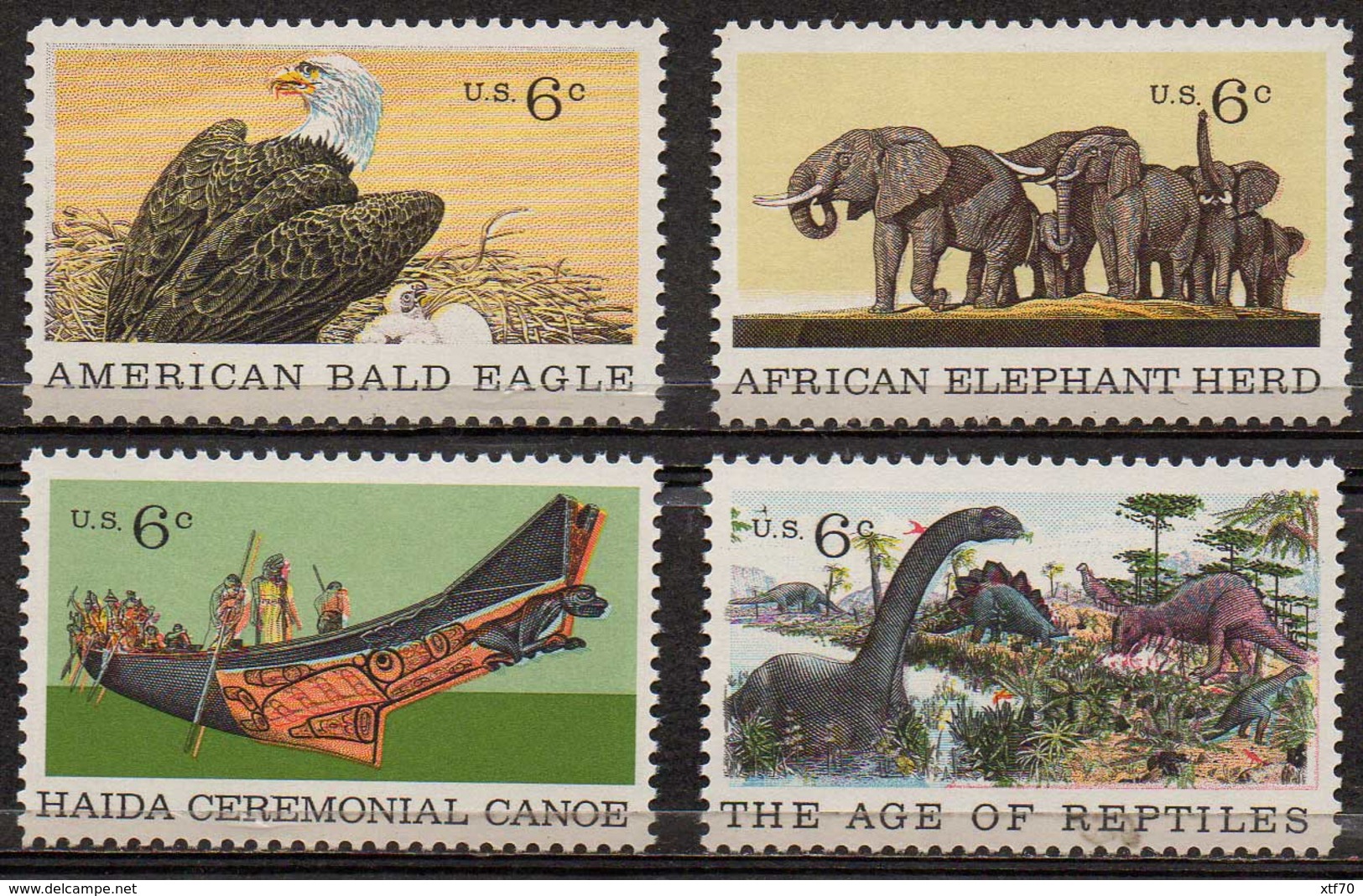 USA 1970 Natural History - Unused Stamps