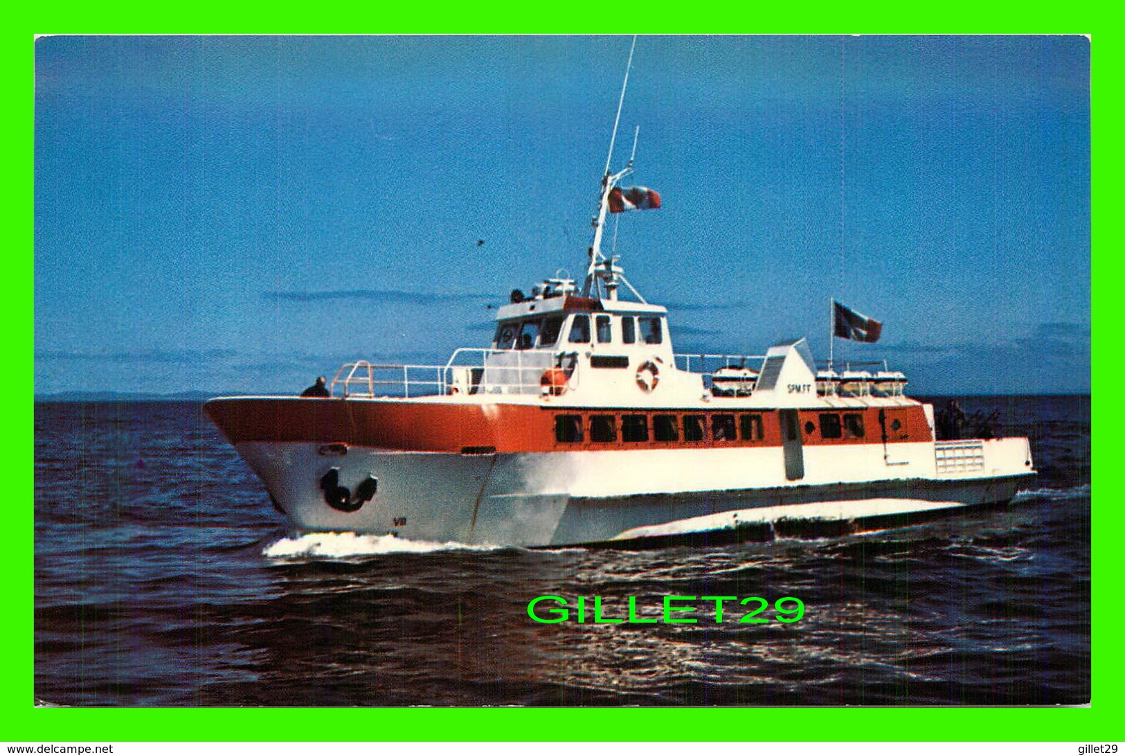 BATEAUX, SHIP - " MV " ST GEORGES " FORTUNE TO ST PIERRE FERRY - St. Pierre Et Miquelon - ALLAN STOODLEY - - Fähren