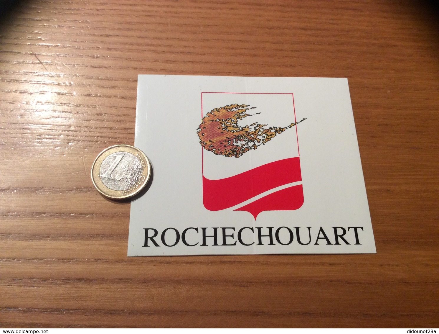 AUTOCOLLANT, Sticker « ROCHECHOUART (87) » (blason, Commune) - Autocollants