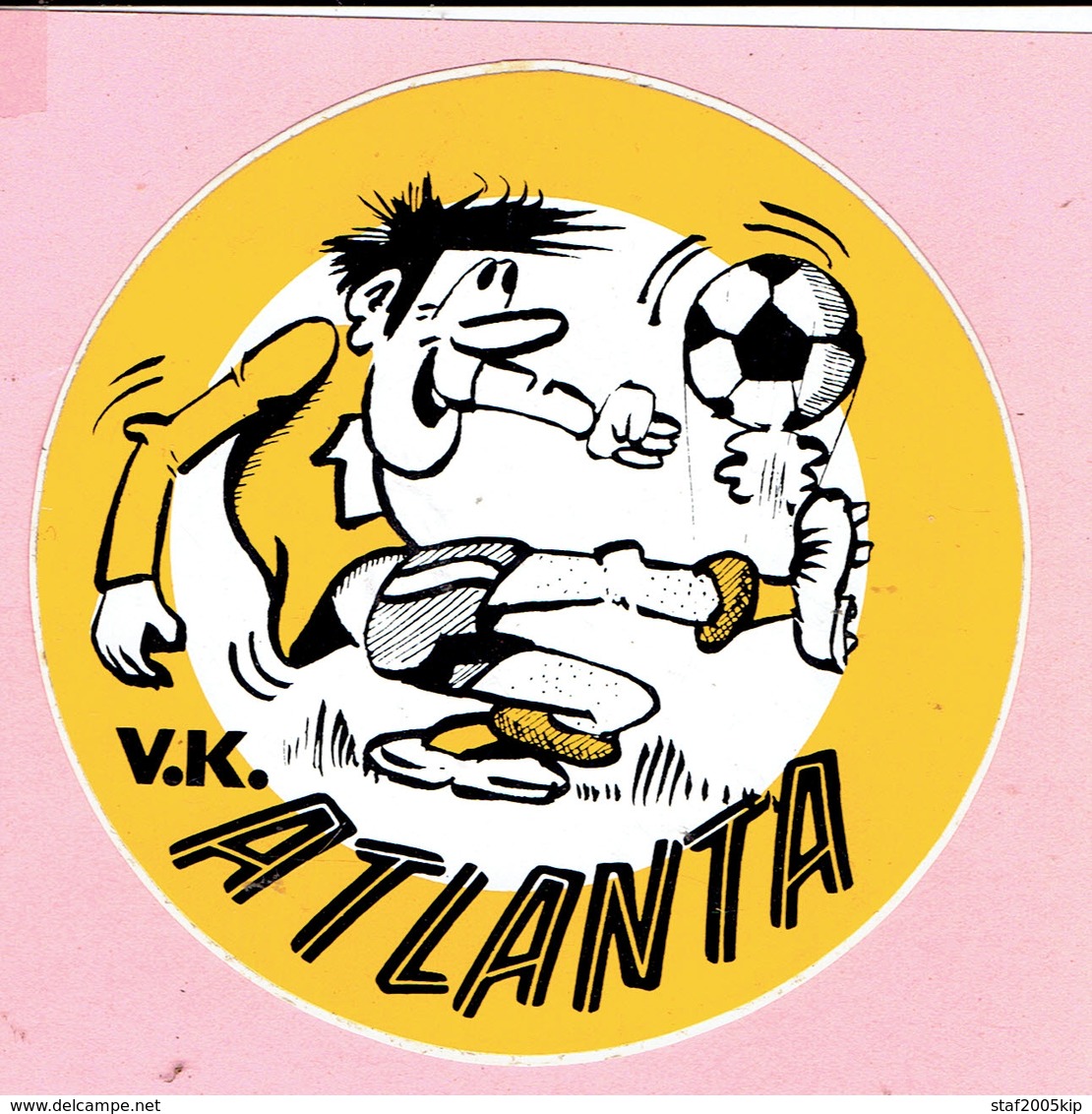 Sticker - V.K. ATLANTA - Voetbal - Autocollants